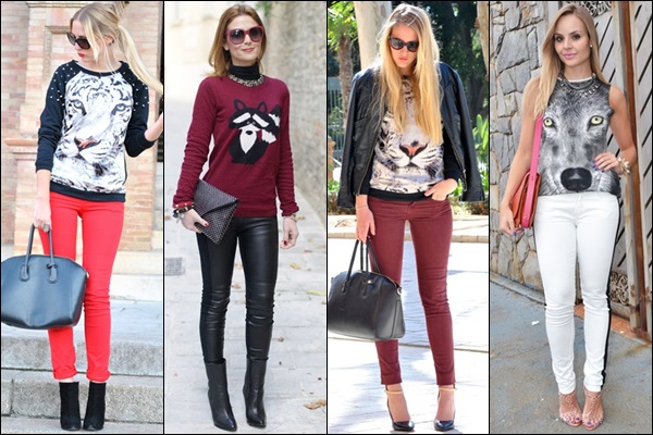 Animal Face Prints with Skinnies