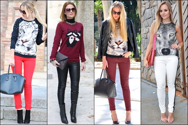 Animal Face Prints with Skinnies