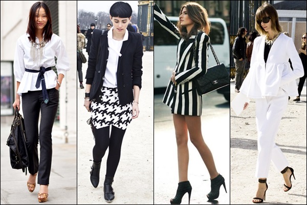 How to Dress a Flattering Black and White Fashion Statement