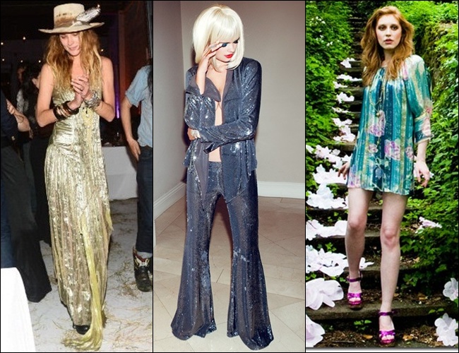 glamorous Boho-chic on night out