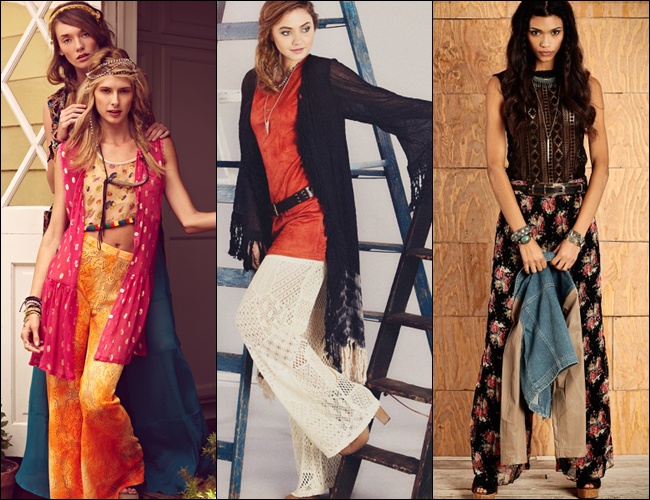 Printed palazzos are always synonymous with the Bohemians