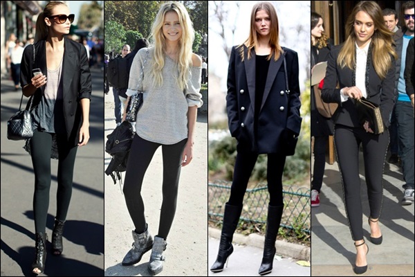 The versatile black leggings for any different occasions
