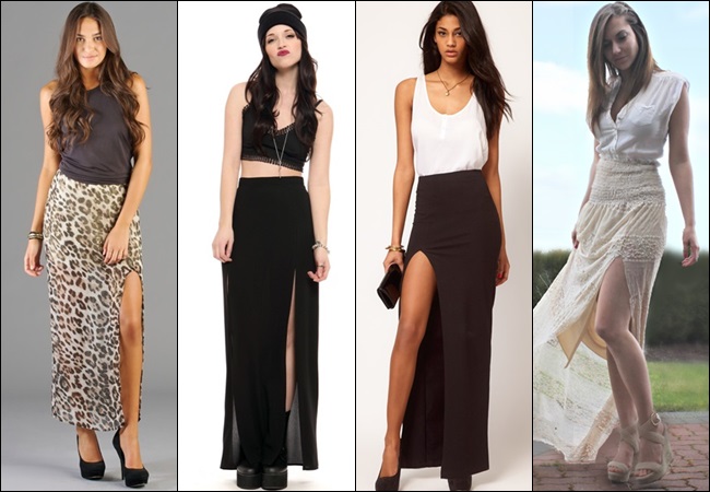 Maxi Skirt with Slit