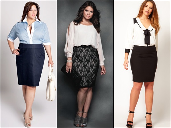 Plus size office wear