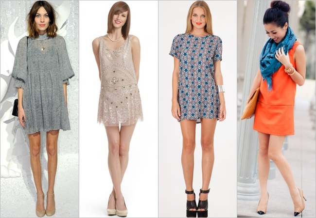 Shift Dresses for skinny women