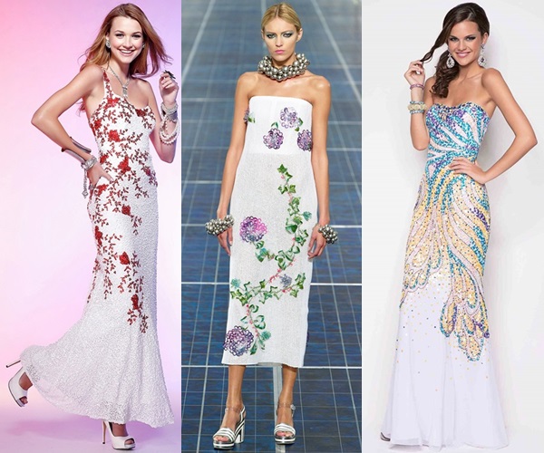 While knee-length dresses are great for a day-time wedding party
