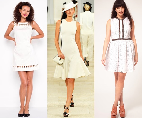 white outfit for wedding