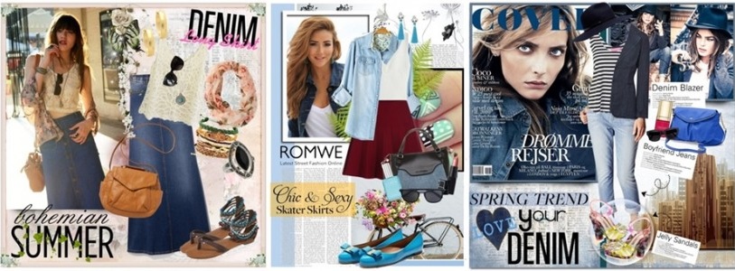 15 Denim Outfit Set Ideas for Spring Summer 2016