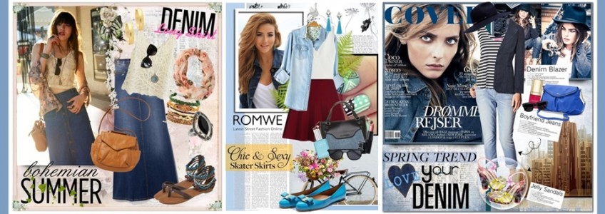 15 Denim Outfit Set Ideas for Spring Summer 2016