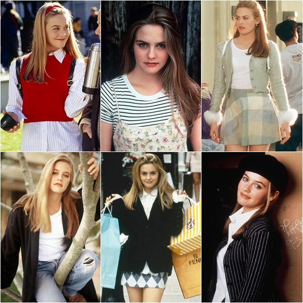 Alicia Silverstone 90s Fashion Trend – mostly from the movie “Clueless”