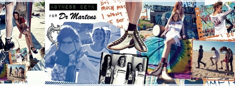 Agyness Deyn for Dr. Martens Spring Summer 2014 Campaign