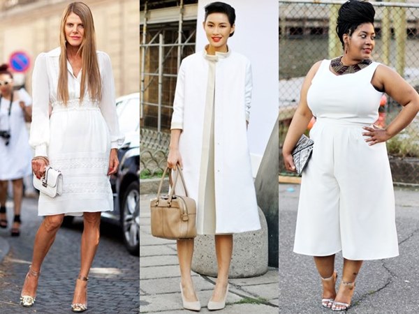 White on White Office Fashion Look