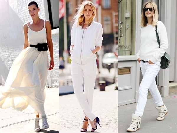 Prepare your white sporty staples that accentuate more to the chicness side rather than a gym-look