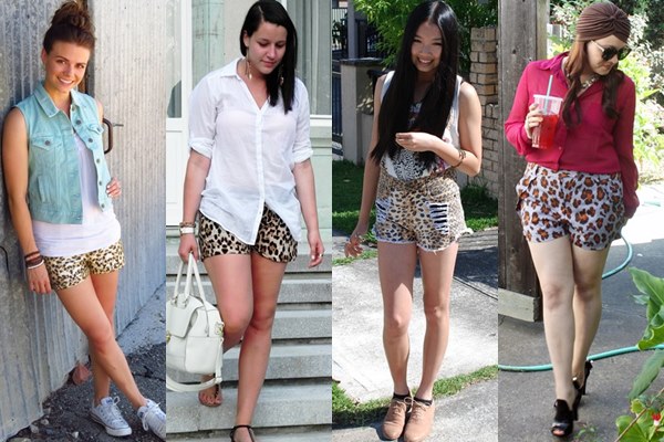 Animal Printed Shorts Ideas for Spring and Summer