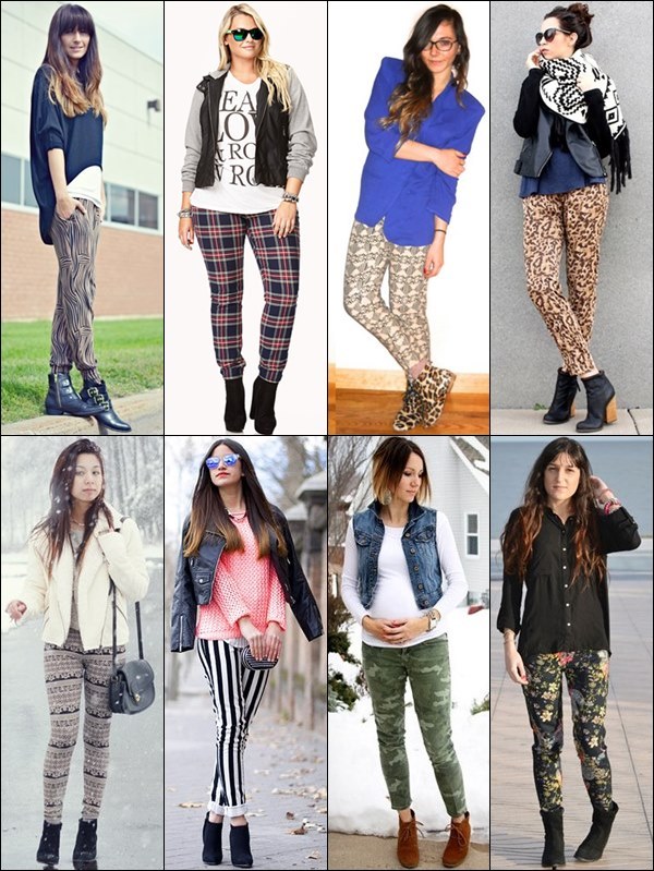 Boots with Printed Pants