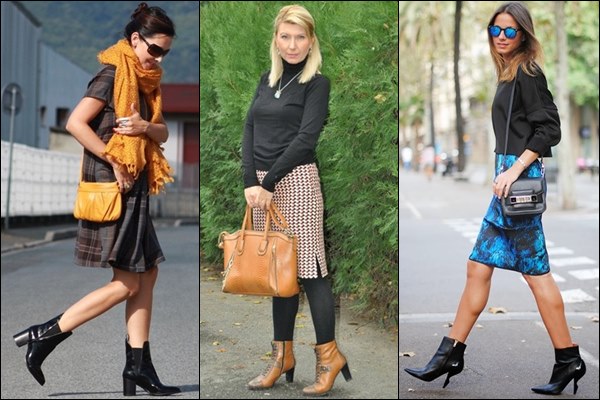 How To Wear Ankle Boots With Dress Ankle Boots Outfit