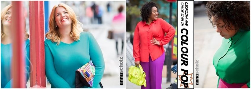 Anna Scholz Spring Summer 2016 Plus Size Colour Pop Collection