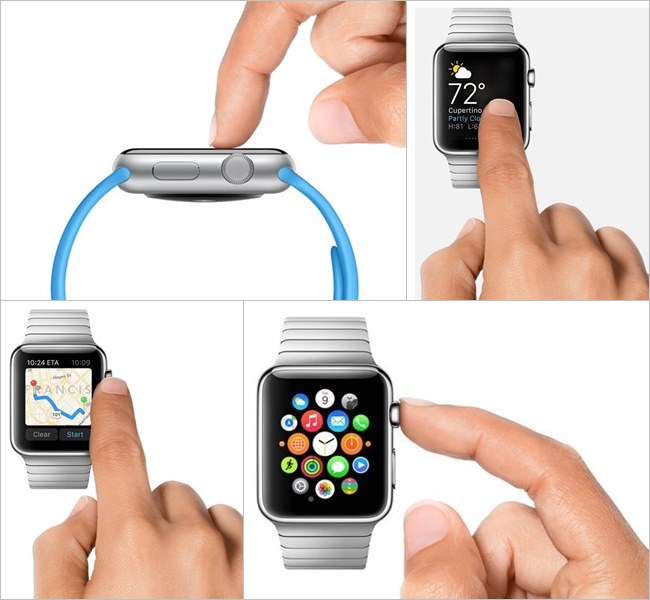 Apple Watch Force Touch and Digital Crown

