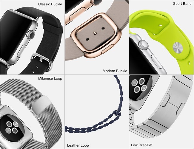 Apple Watch Interchangeable Band Options

