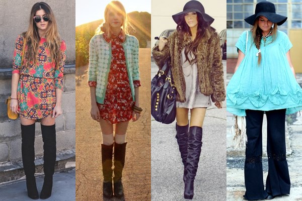 Knee high boho boots clearance