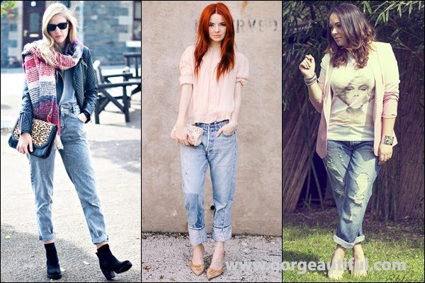 Boyfriend Jeans for Different Body Shape