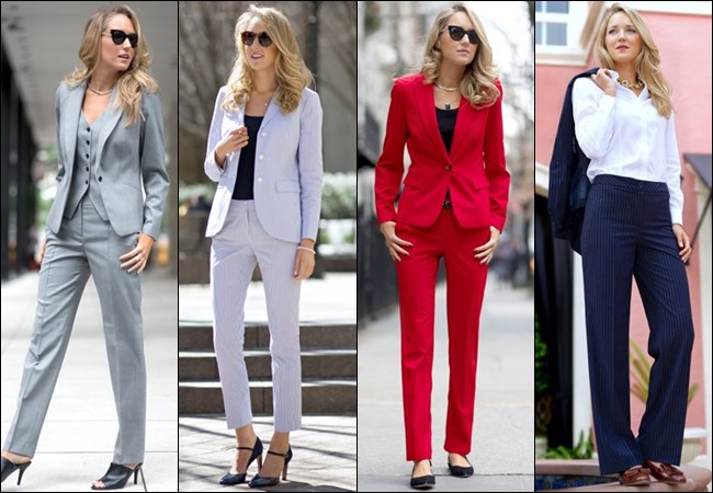 Business Professional Office Wear with Pants