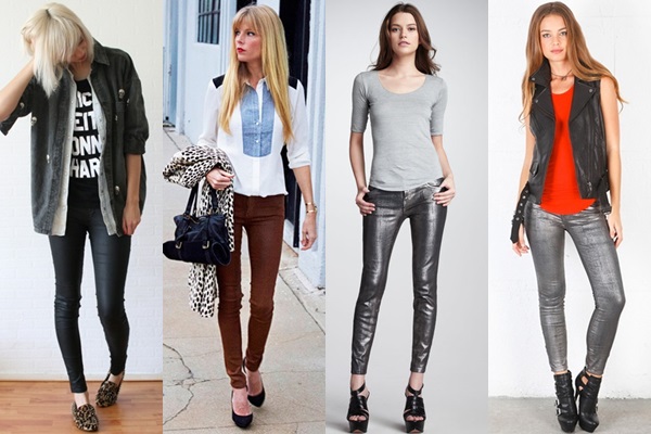 Coated Denim Fashion Look for Casual Wearing