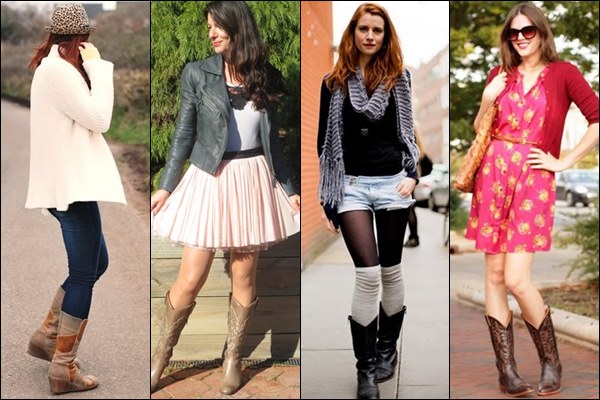 Street Fashion Style with Cowboy Boots