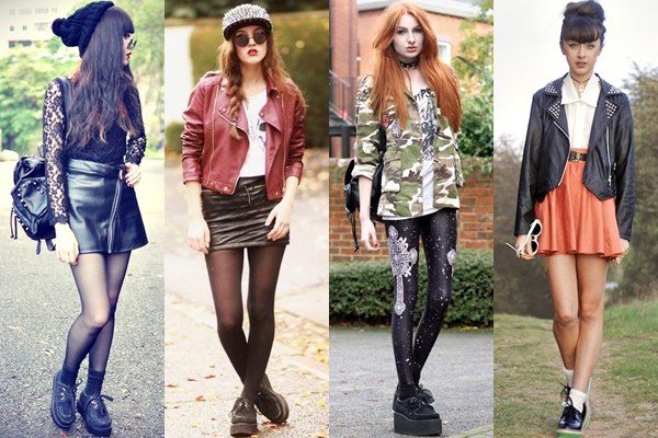 Rocky Chic Styles with Creeper Shoes

