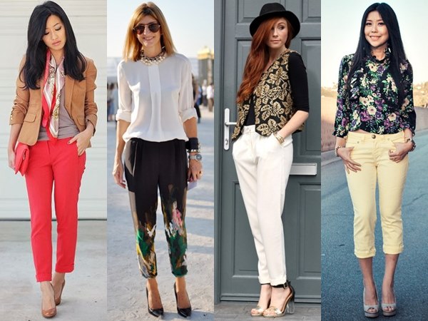 Clothes for petite women - Cropped pants or trousers 