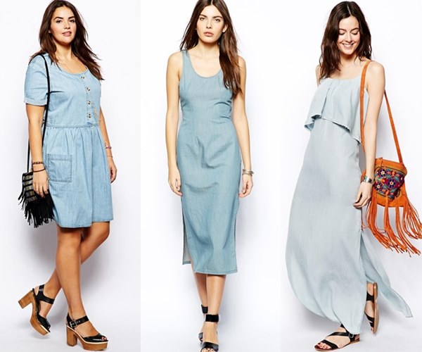 Denim Dresses Collection from ASOS