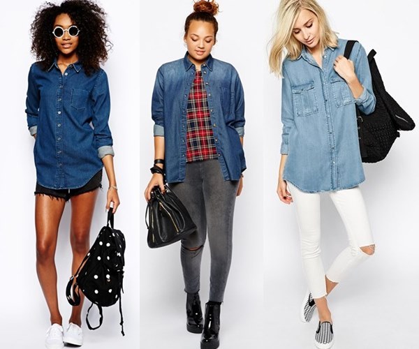 Chambray Shirts Collection from ASOS