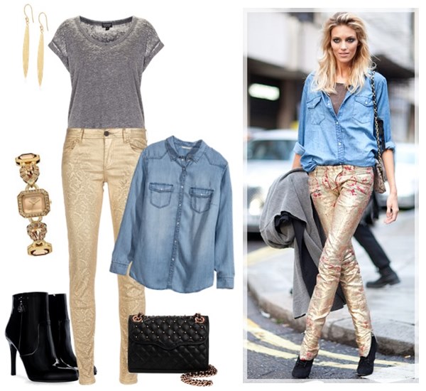 Denim Shirt Outfit Urban Look