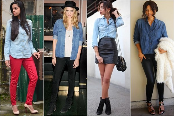 How to Fashion Denim Shirts on Different Occasions (Part 2) - Gorgeous ...