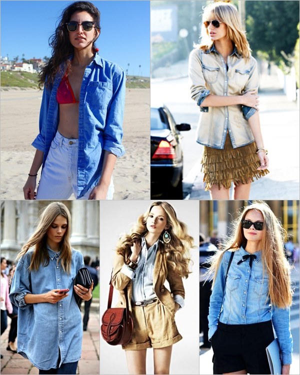 Denim Shirt in Different Styles