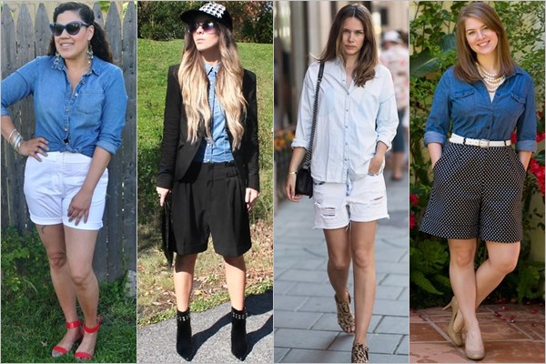 How to Fashion Denim Shirts on Different Occasions (Part 1) - Gorgeous ...