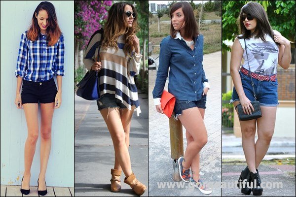 Denim Shorts for Different Body Shape