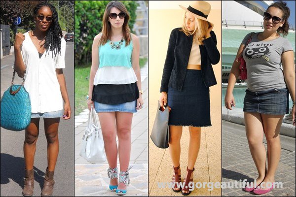 Denim Skirt Style Ideas for Summer