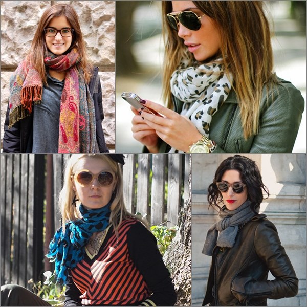 a scarf can be fashioned in numerous ways