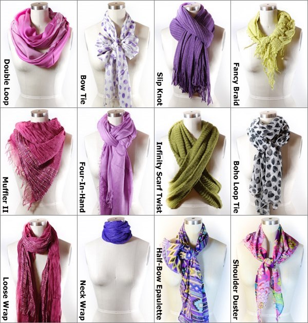 8 Chic and Simple Ways to Wear a Scarf