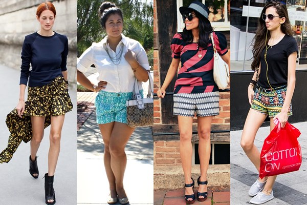 Ethnic Printed Shorts Ideas for Spring and Summer