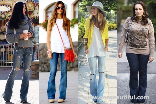 Styles of Flared Denim Pants for All Season