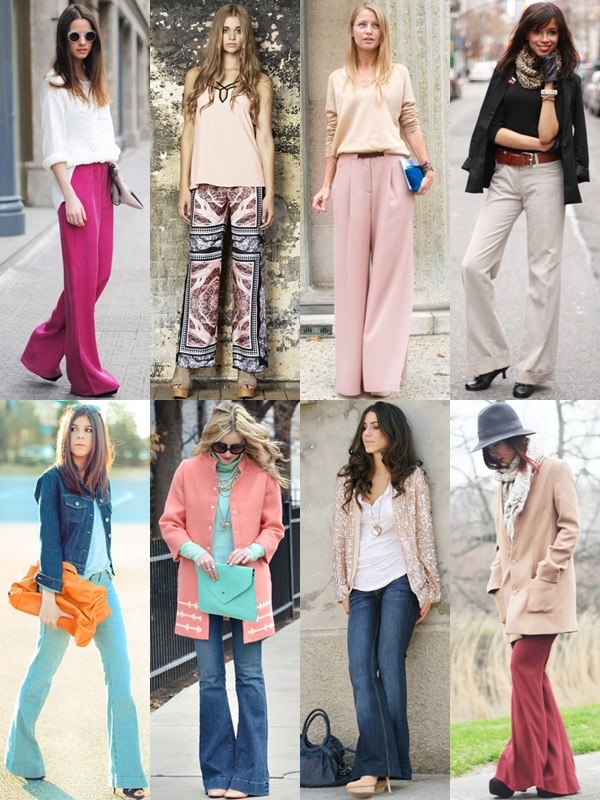 bell bottom pants in Feminine Style