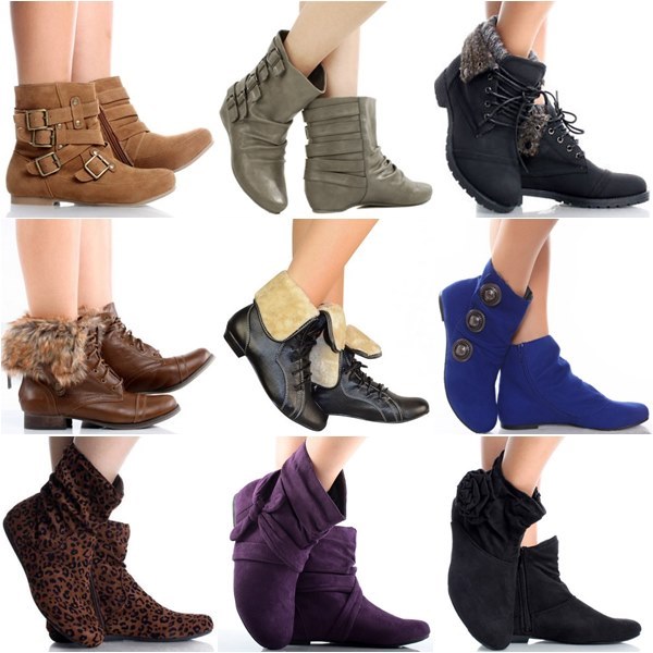 Flat Ankle Boots Fashion Look