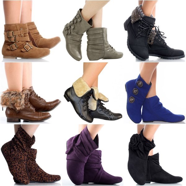 Flat Ankle Boots Fashion Look