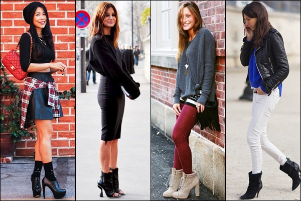 Heeled Boots Fashion Look