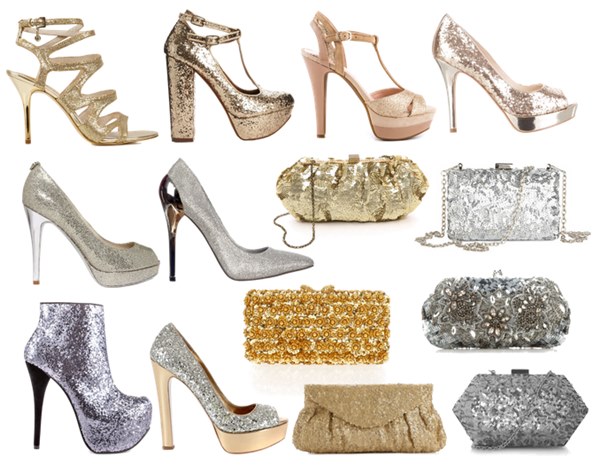 New Years Eve Heels and  Clutches