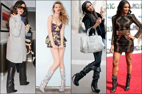 High Fashion Style with Edgy Women's Mid Calf Boots