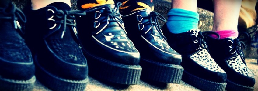 blue creeper shoes