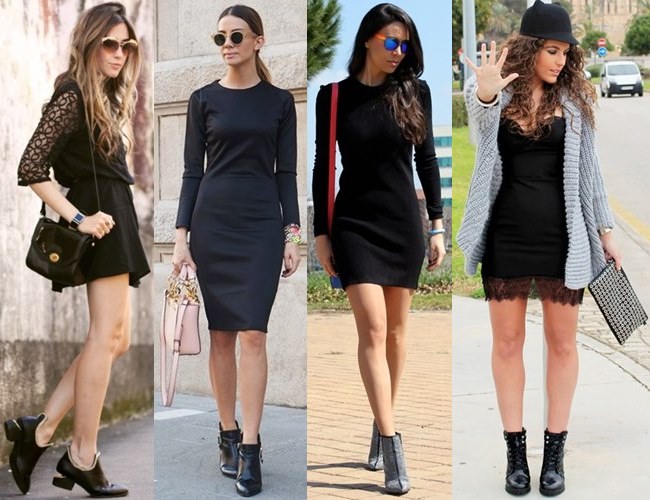 what shoes for black dress